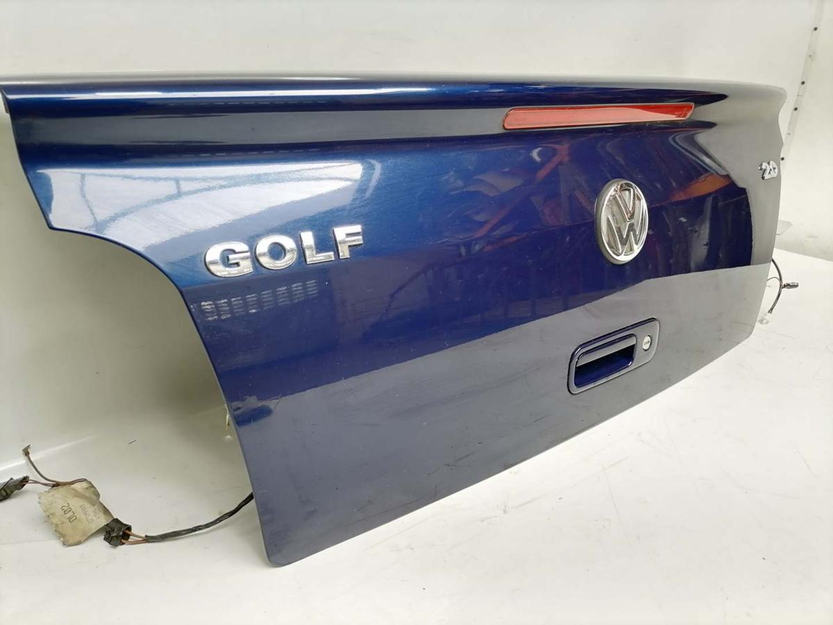 VW Golf 3 Cabrio original Heckklappe LB5N Indigoblau Bj.2000